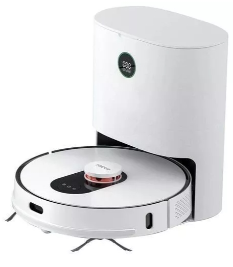 Робот-пылесос Roidmi EVE Plus с базой самоочистки, белый фото 3
